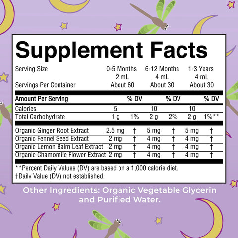 Organic Gripe Water Nighttime Liquid Drops