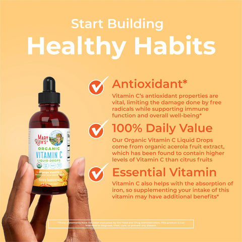 Organic Vitamin C Liquid Drops