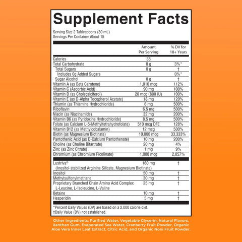 Liquid Morning Multivitamin + Hair Growth
