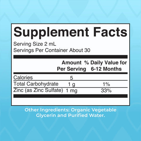 Organic Infant Liquid Zinc