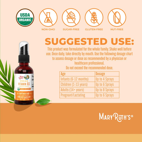 Vegan Vitamin D3 Liquid Spray