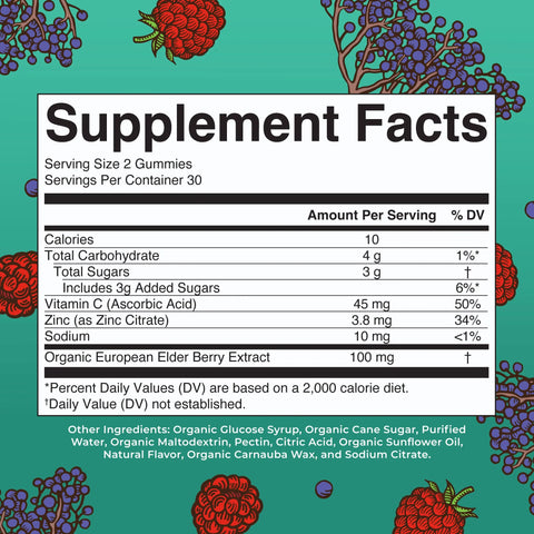 Organic Kids Immunity Gummies