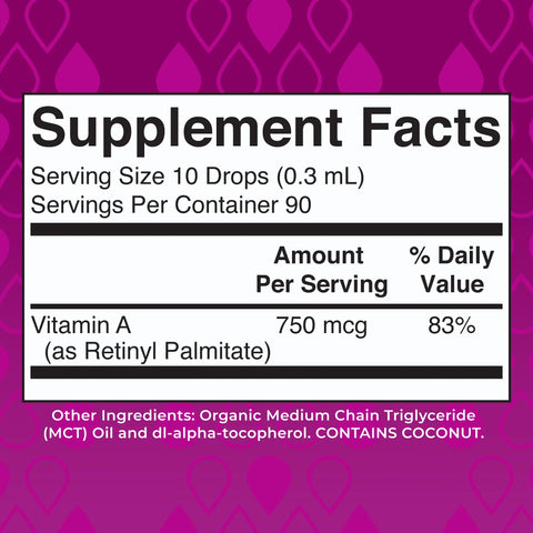 Vitamin A Organic Liquid Drops