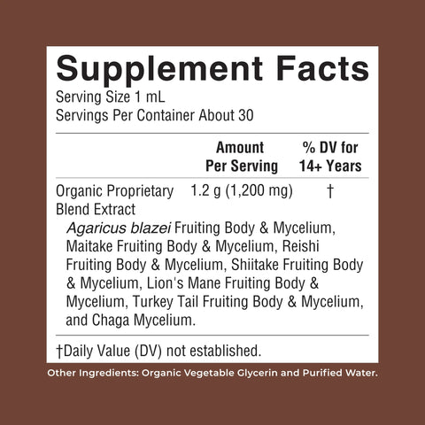 Organic Mushroom Complex Liquid Drops