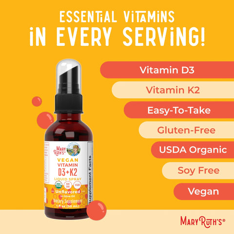 Organic D3 + K2 Spray