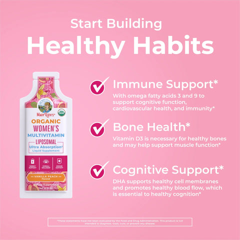 Women's Organic Multivitamin Liposomal Pouches