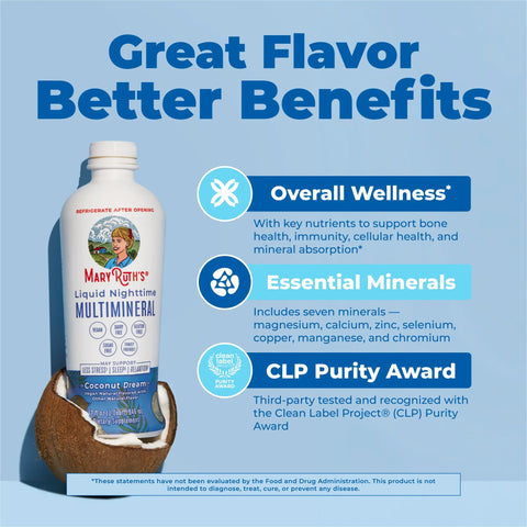 Liquid Nighttime Multimineral (Coconut)
