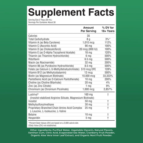 Liquid Morning Multivitamin + Hair Growth