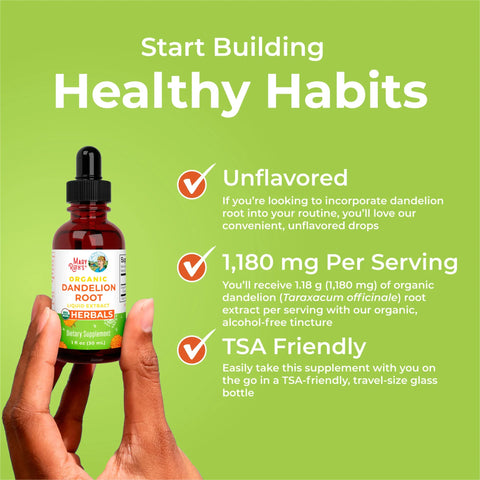 Organic Dandelion Root Liquid Extract