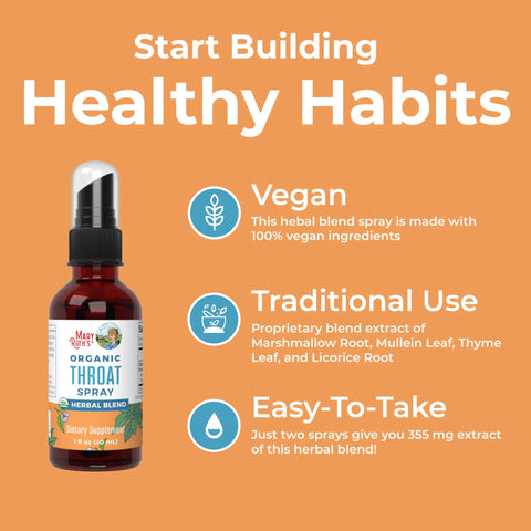 Organic Throat Spray (Unflavored)